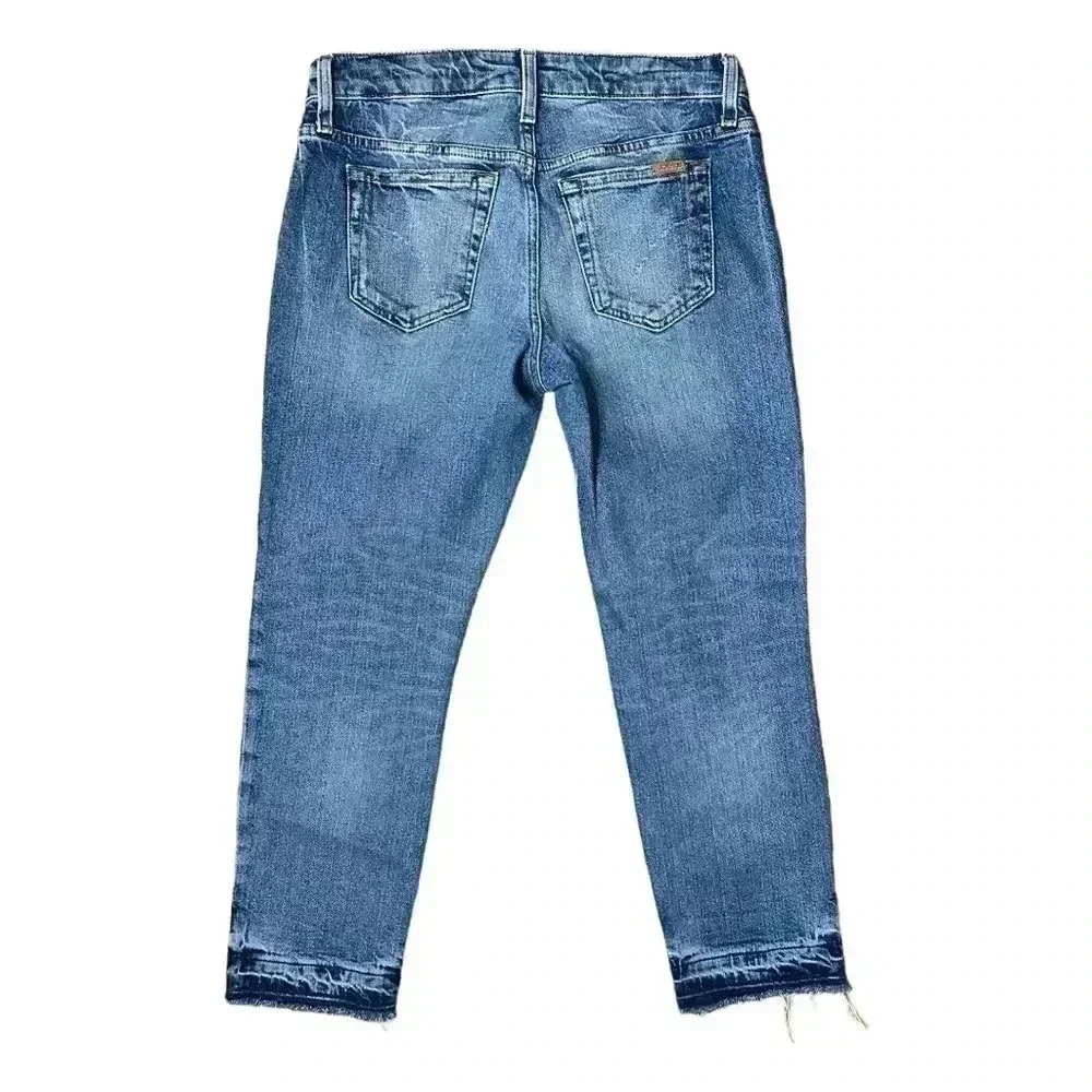 Joes Jeans The Billie Crop Slim Boyfriend Women’s Size 26 Blue Denim - Picture 4 of 7